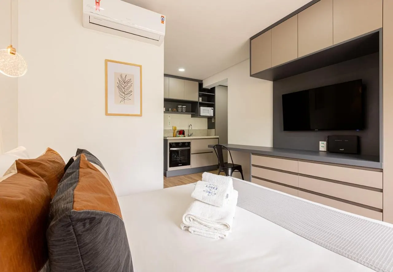Apartment Easy Star - Lindo Studio Na M Elhor Localizacao Do Brooklin!- Zr01H Sao Paulo