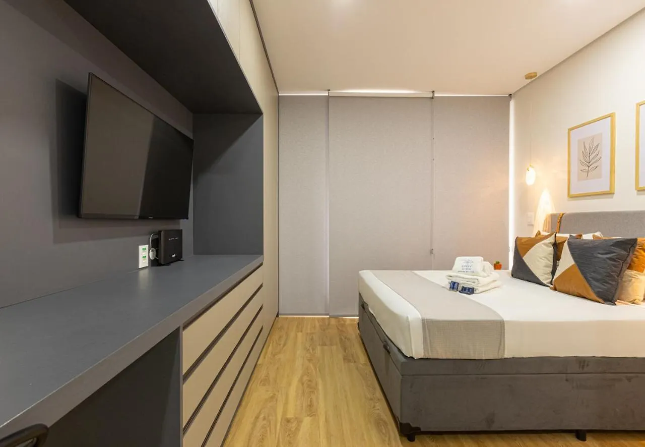 Apartment Easy Star - Lindo Studio Na M Elhor Localizacao Do Brooklin!- Zr01H Sao Paulo